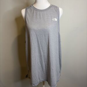 The North Face Tank Top Sz 1X Women’s Light Gray Yoga Athleisure Gorpcore